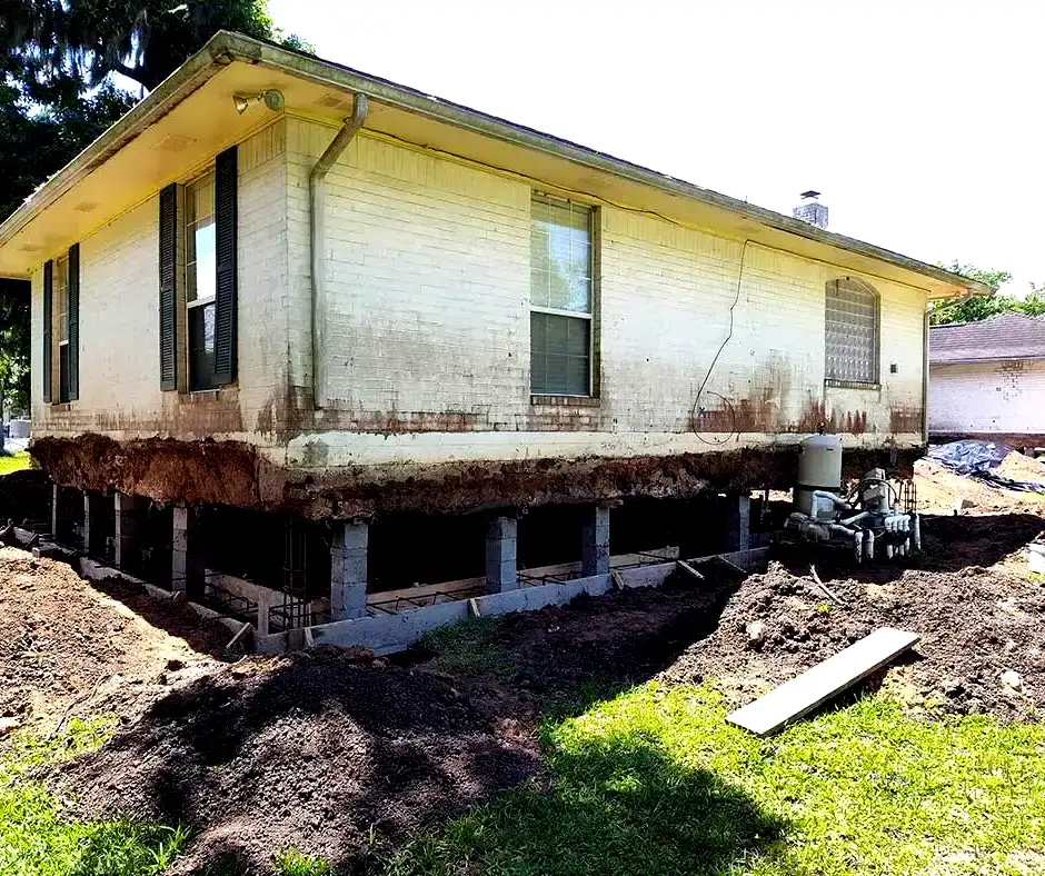 Elevated house with Foundation Repair Youngstown, OH