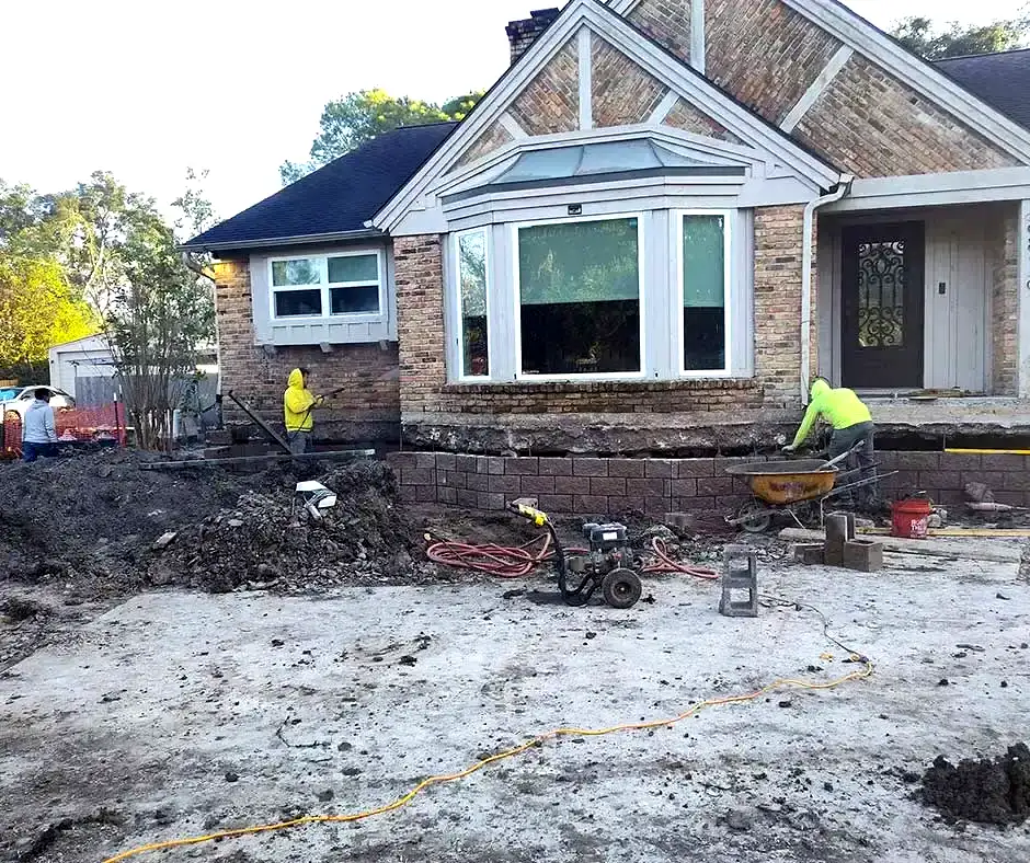 Front view of a house Foundation Repair Youngstown, OH