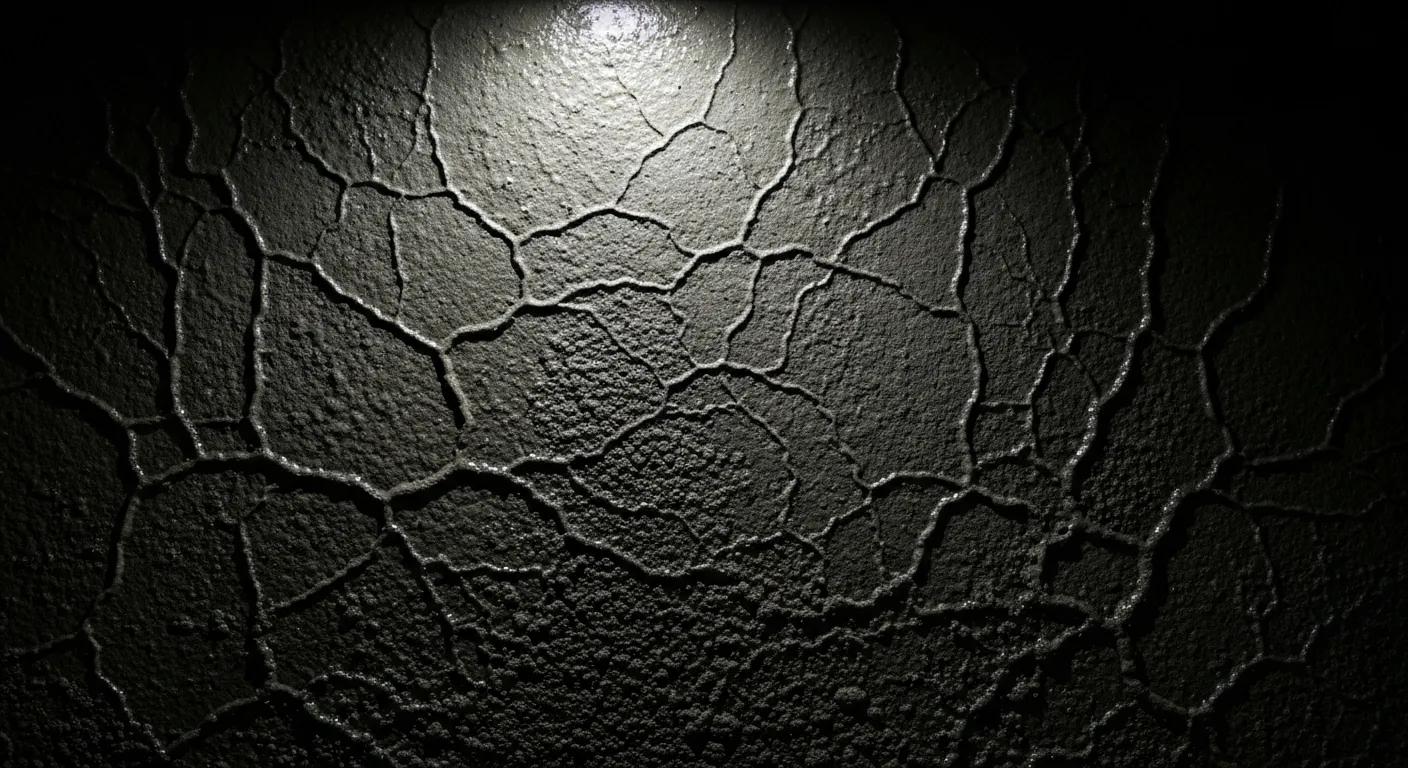 Close-up of mold on a damp basement wall, highlighting moisture issues